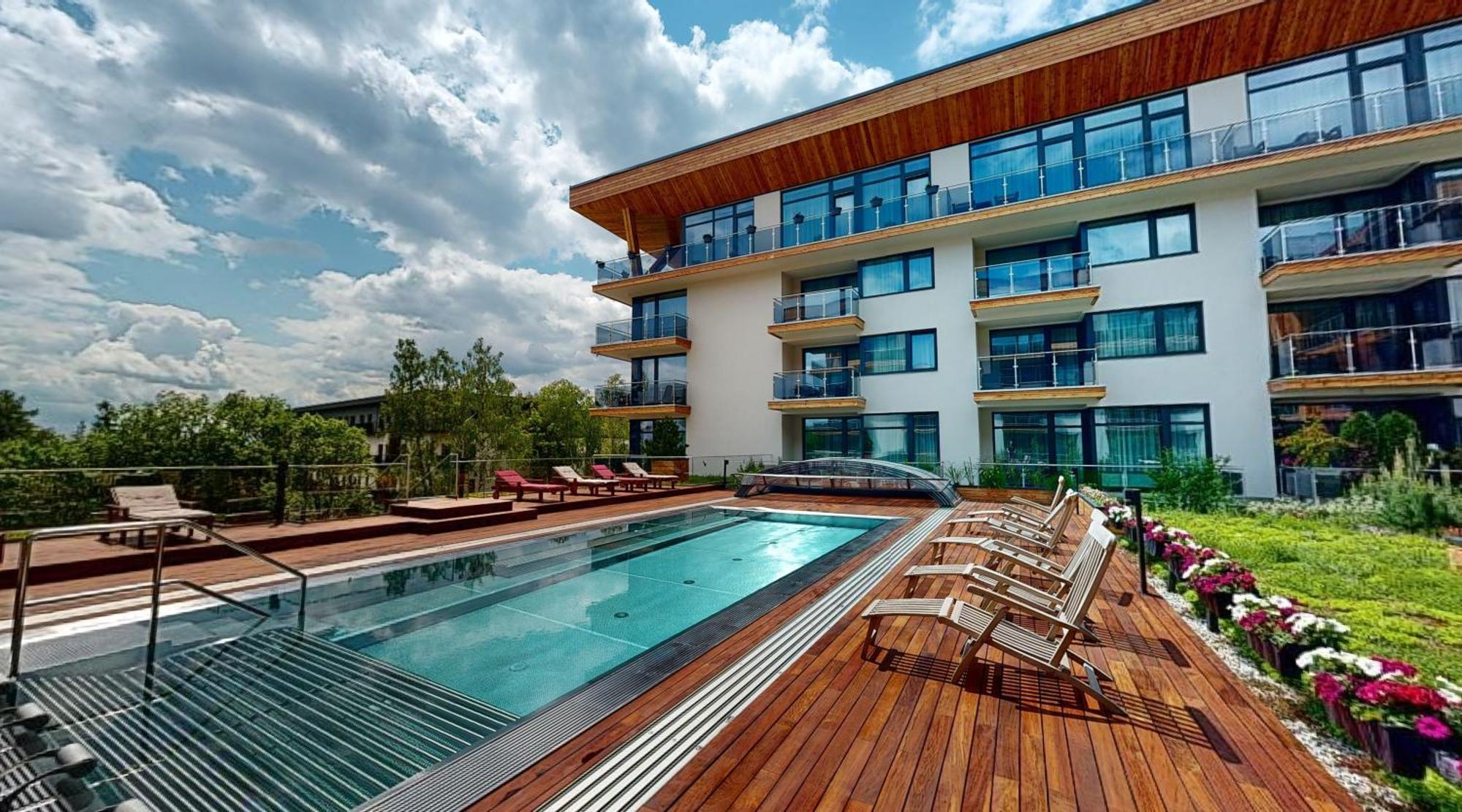 Apartmanovy Hotel Hrebienok Resort Vysoké Tatry Dış mekan fotoğraf