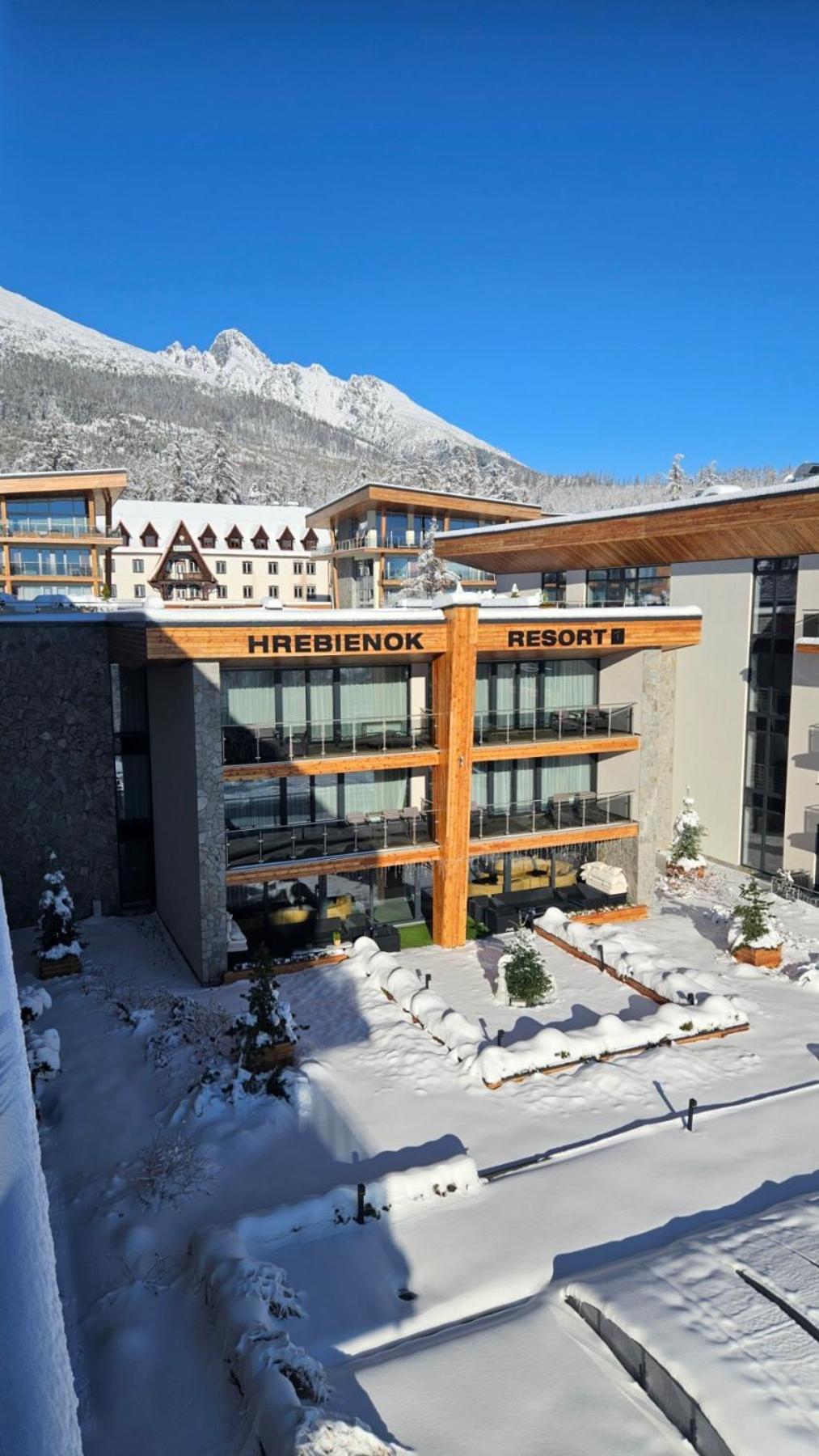 Apartmanovy Hotel Hrebienok Resort Vysoké Tatry Dış mekan fotoğraf