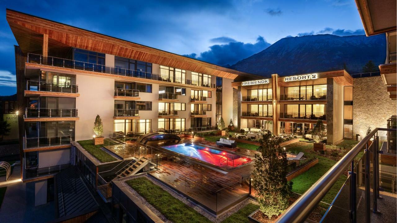 Apartmanovy Hotel Hrebienok Resort Vysoké Tatry Dış mekan fotoğraf